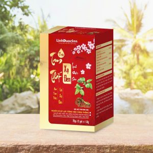 Trà Tam Thất Xạ Đen Linh Dược Sơn - Hộp 12 gói x 1.5g